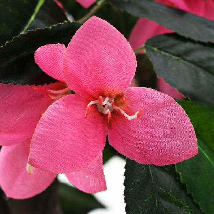 Kunstig Rhododendron Plante Med Potte 155Cm Grønn Og Rosa