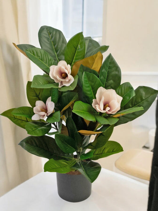 Kunstig Magnolia Plante I Potte