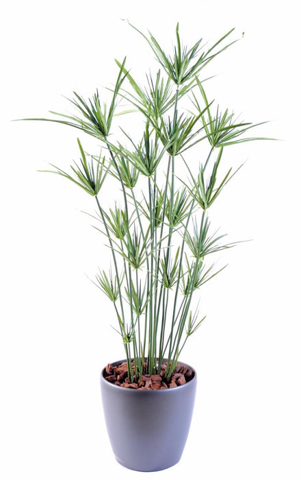 Kunstig Plante Papyrus Grønn 110 Cm Interiørdekorasjon