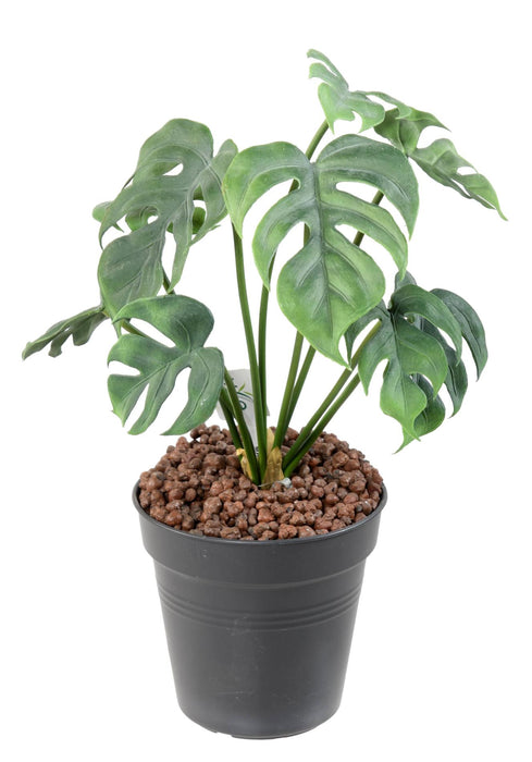 Kunstig Plante Philodendron H.35Cm Grønn 9 Blader