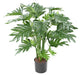 Kunstig Plante Grønn Philodendron H.63Cm