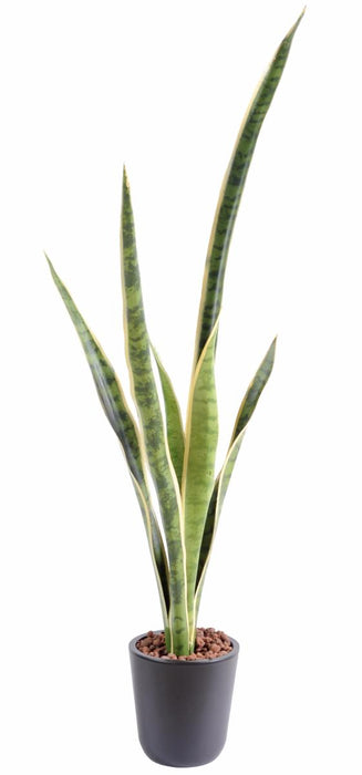 Kunstig Plante Sansevieria 105Cm Innendørs Grønn Gul