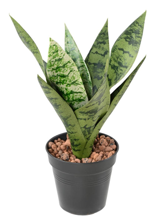 Kunstig Sansevieria-Plante Innendørs 35 Cm Lysegrønn