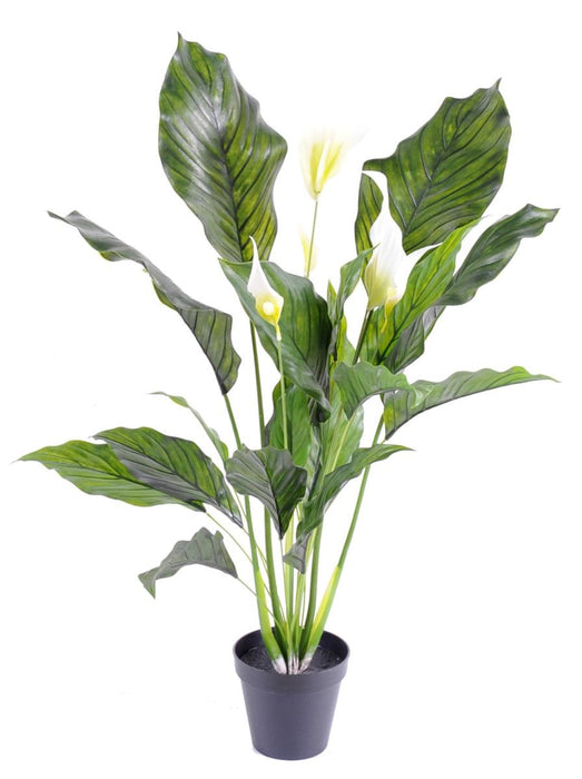 Kunstig Plante Spathiphyllum 5 Blomster 80Cm