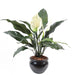 Kunstig Spathiphyllum Plante I Potte 53 Cm