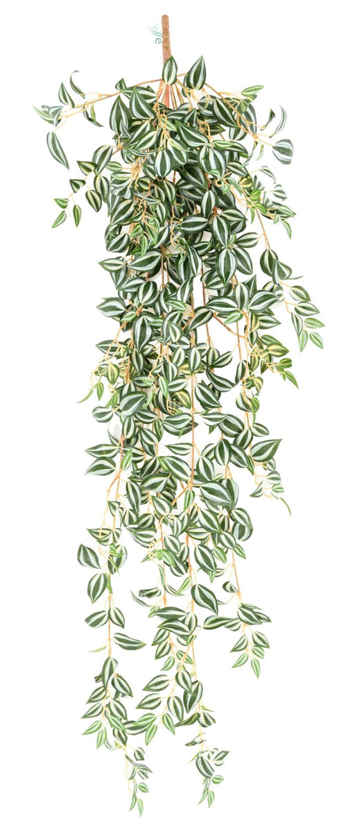 Kunstig Plante Tradescantia H.110Cm Grønn Hvit