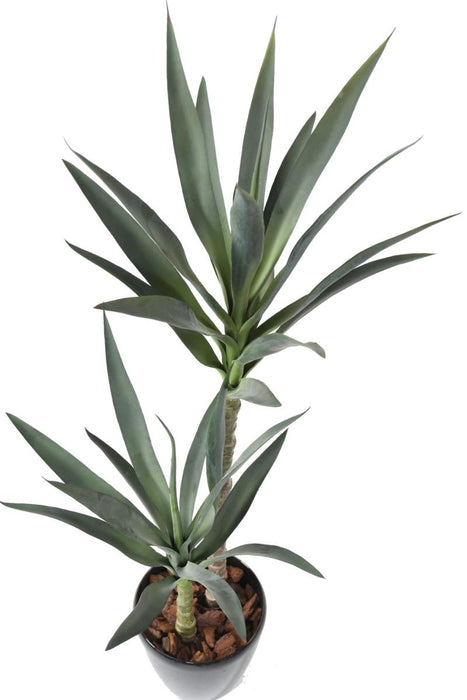 Kunstig Yucca Plante 2 Stengler 110 Cm Interiørdekorasjon