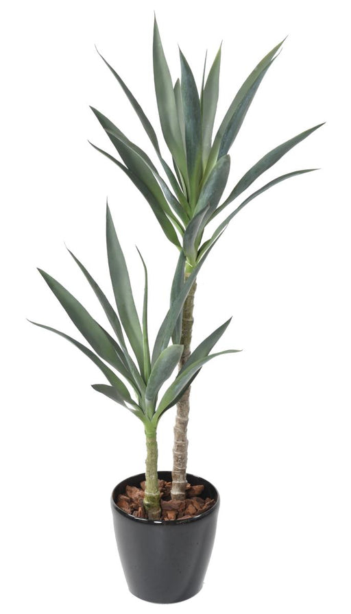 Kunstig Yucca Plante 2 Stengler 110 Cm Interiørdekorasjon