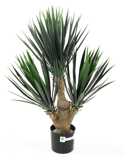 Kunstig Yucca Plante 3 Stammer 70Cm Interiørdekorasjon