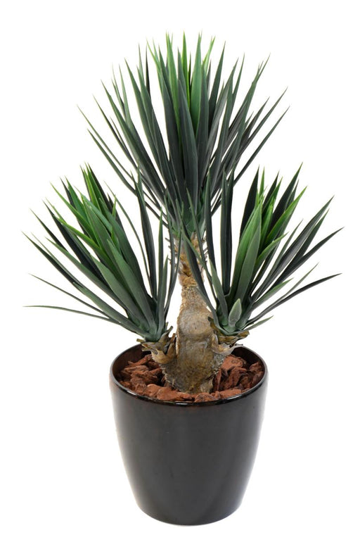 Kunstig Yucca Plante 3 Stammer 70Cm Interiørdekorasjon