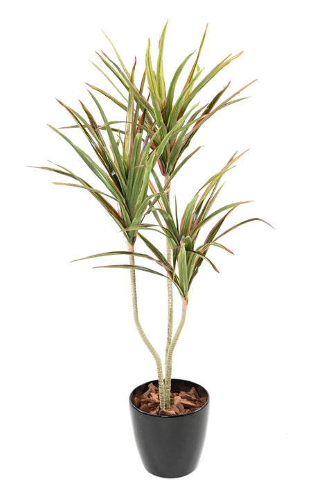 Kunstig Dracaena Plante 3 Hoder 140 Cm