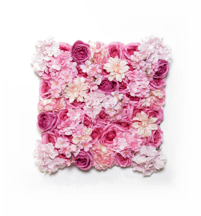 Kunstige Rose Blomster Veggplakett 50X50 Cm