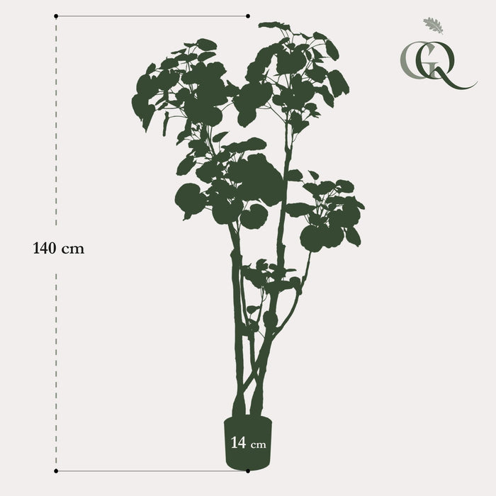 Polyscias Kunstig Plante - H140Cm, Ø14Cm