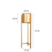 Goldy Gold Planteholder