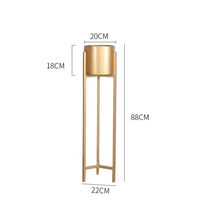 Goldy Gold Planteholder