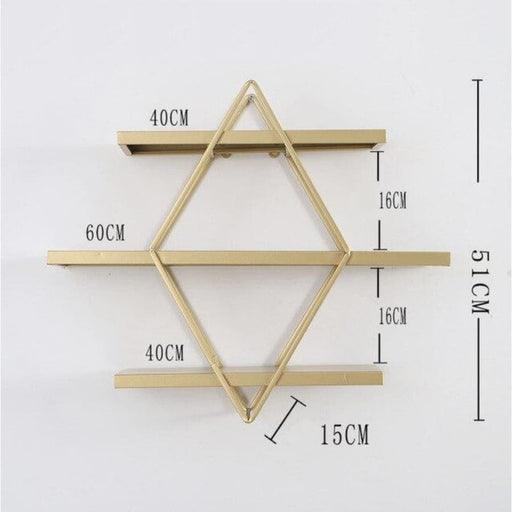 Planteholder Skandinavisk Rhombus Vegghylle