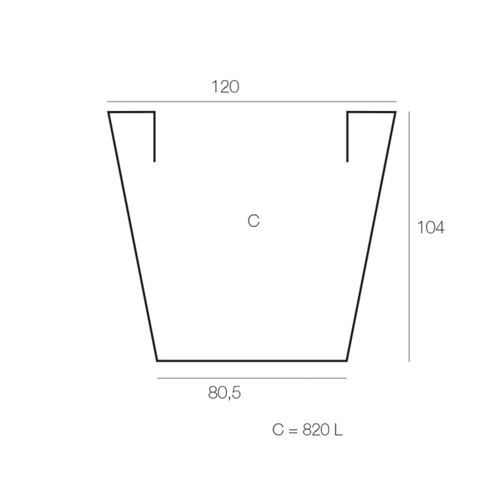 Cono Pot 120 Cm