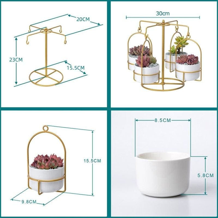 Uvanlig Karusell Blomsterpotte