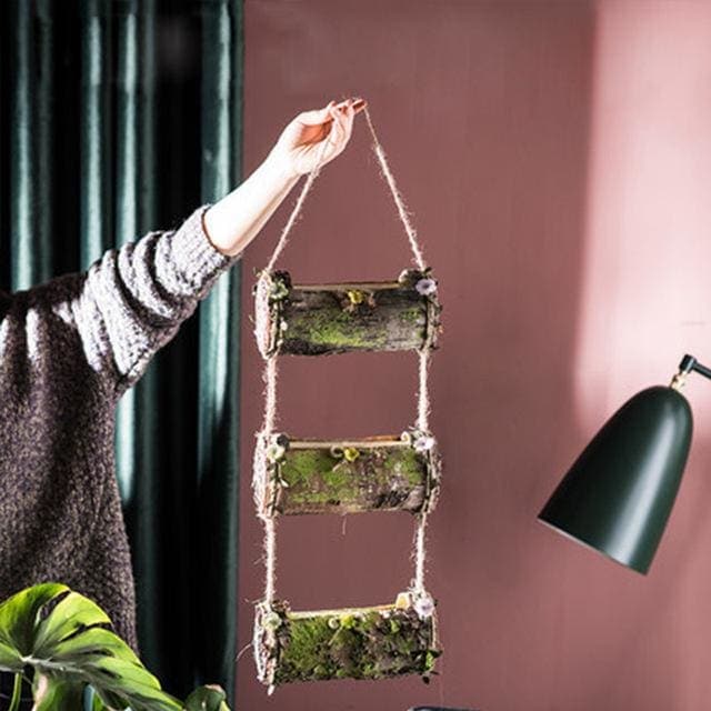 Vegg Blomsterpotte Hengende Treplantekar