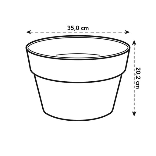 Loft Urban Innendørs Plastplantepotte (X5)