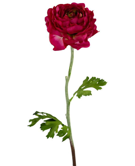 Kunstig Ranunculus Mørk Rosa