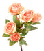 Kunstig Rose Orange Multi Spray 5 Blomster 45Cm