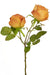 Deluxe Peach Artificial Rose