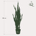 Sanseveria Black Coral Artificial Plant - H97Cm, Ø12Cm