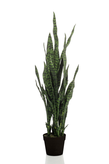 Sanseveria Black Coral Artificial Plant - H97Cm, Ø12Cm