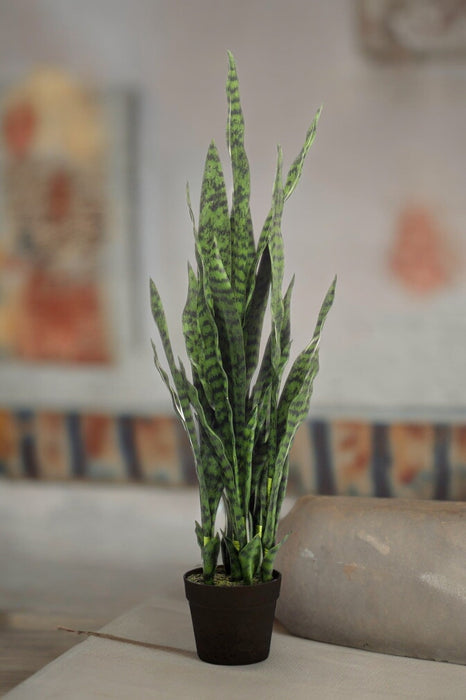 Sanseveria Black Coral Artificial Plant - H97Cm, Ø12Cm