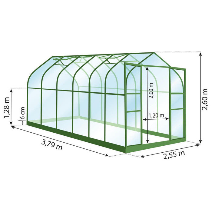 Aloe Drivhus 9,70M²