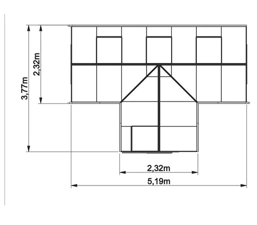 Babette Drivhus 15,40 M²