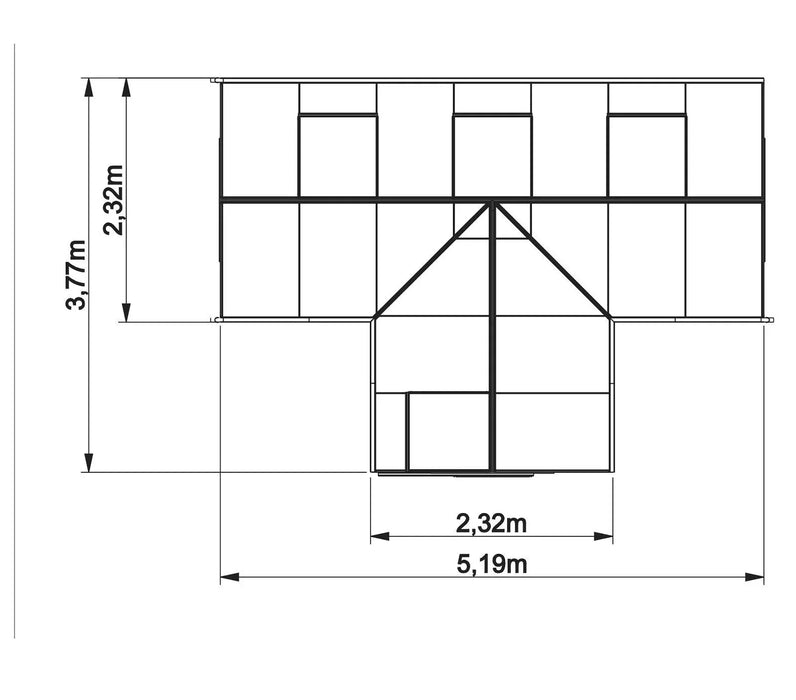 Babette Drivhus 15,40 M²