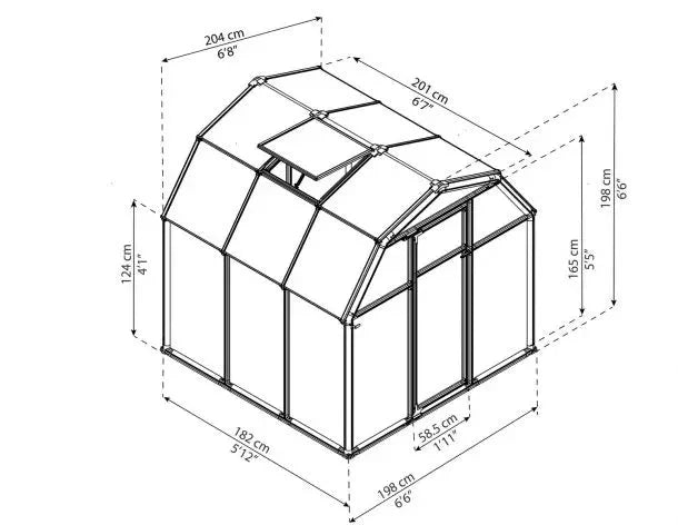 Eco Grow Greenhouse 4 M²