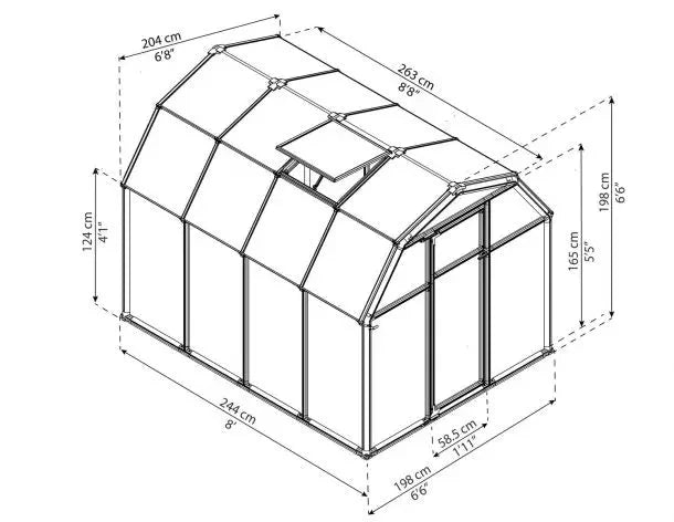 Eco Grow Greenhouse 5,3 M²