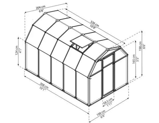 Eco Grow Greenhouse 6,5 M²