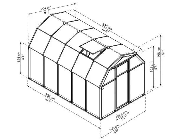 Eco Grow Greenhouse 6,5 M²