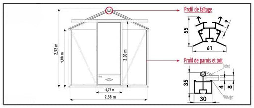 Essentia Drivhus 10,80 M²