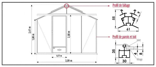 Essentia Drivhus 14,10 M²