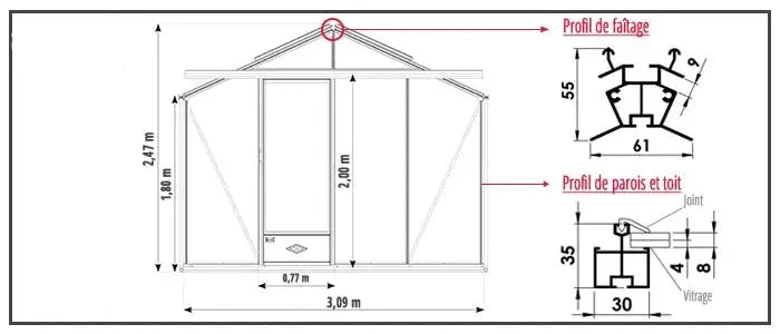 Essentia Drivhus 14,10 M²