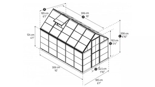 Harmony Drivhus 5,7 M²