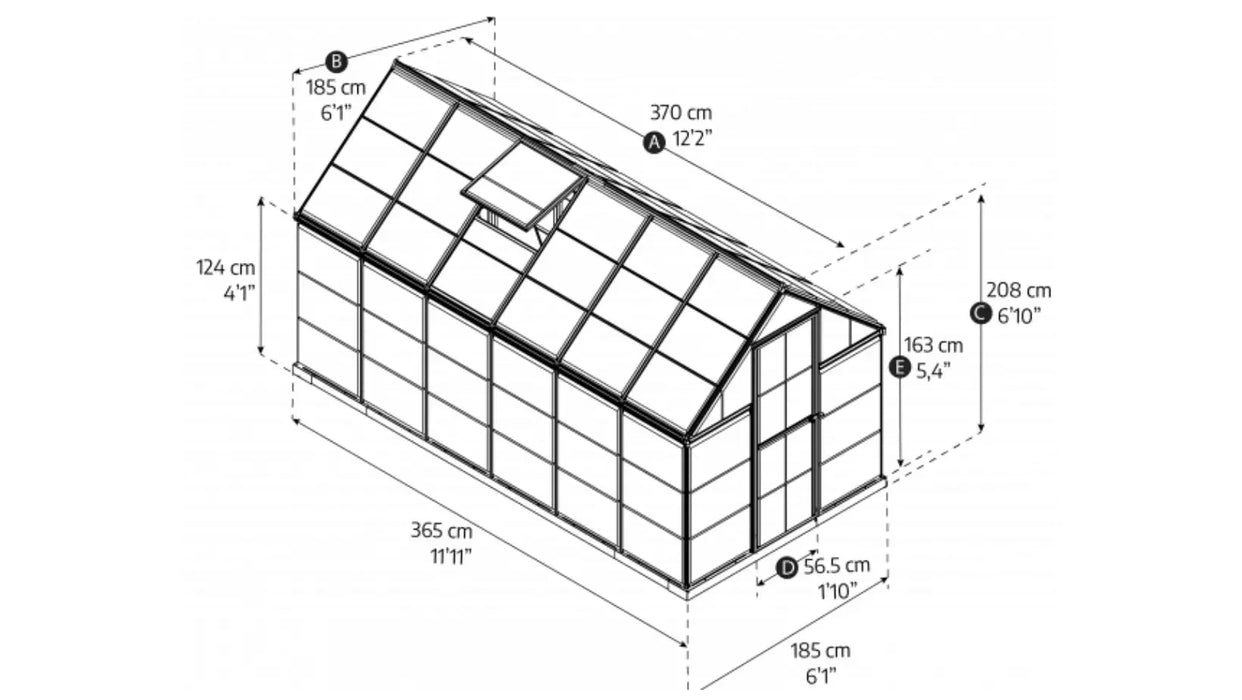 Harmony Drivhus 6,8 M²