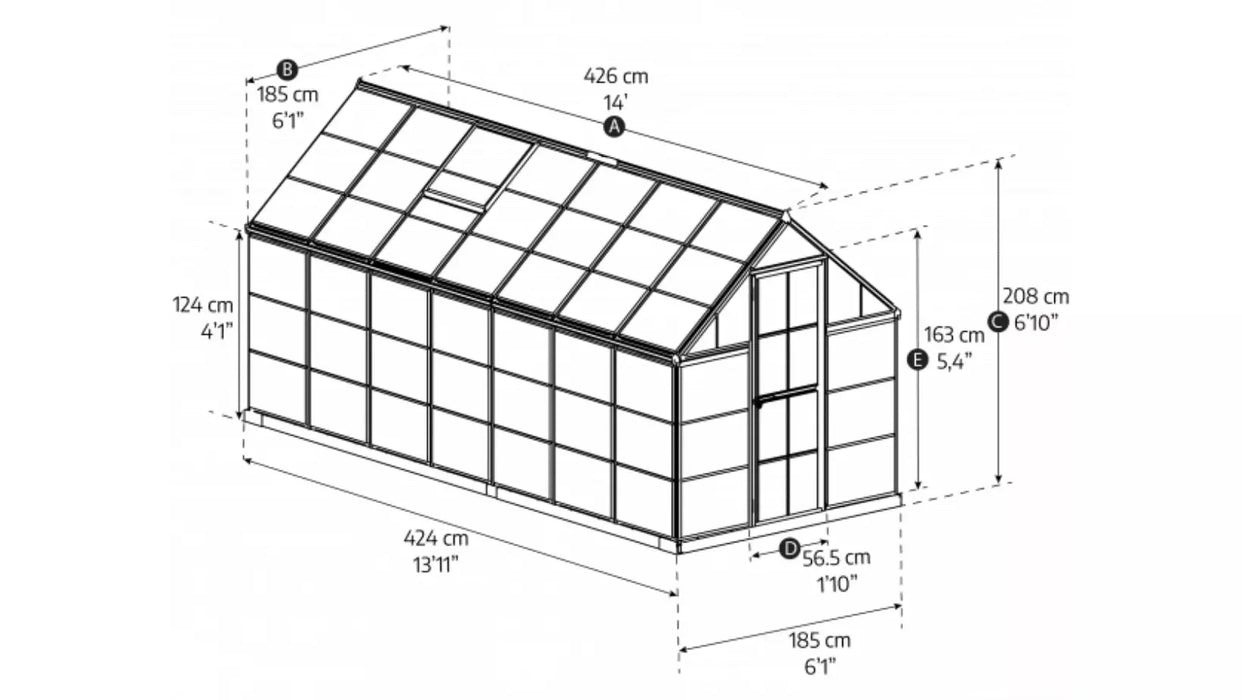 Harmony Drivhus 7,9 M²