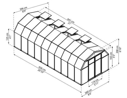 Hobby Gardener Drivhus 17 M²