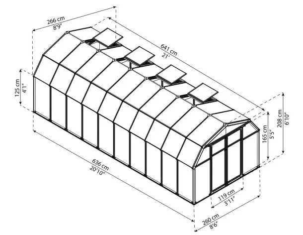 Hobby Gardener Drivhus 17 M²