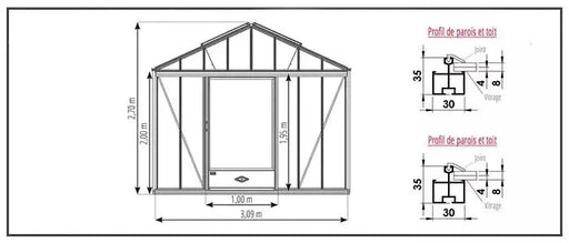 Luxia Drivhus 11,80 M²