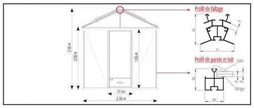 Luxia Drivhus 14,10 M²