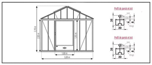 Luxia Drivhus 16,40 M²