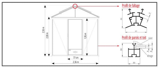 Luxia Drivhus 7,30 M²