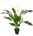 Kunstig Spathiphyllum Blomstrende 90Cm For Innendørs Utendørs